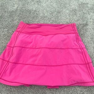 lulu lemon sonic pink pace rival skirt